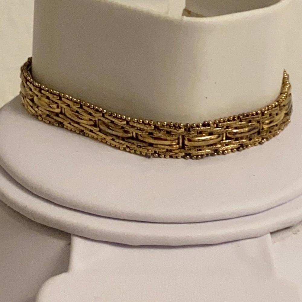Vintage Gold Plated Italian Bracelet